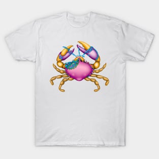 Mardi Gras Crab #1 T-Shirt